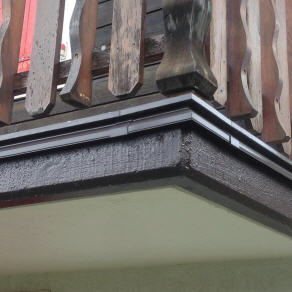 Balkonprofil Aluminium braun